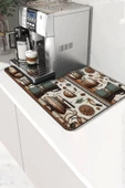 Valerine Life Kahve Makinesi Matı Su Geçirmez Kaymaz Yıkanabilir Çaycı, Çay Espresso Makinesi Pad 35x45cm 27240105 - 1