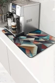 Valerine Life Kahve Makinesi Matı Su Geçirmez Kaymaz Yıkanabilir Çaycı, Çay Espresso Makinesi Pad 35x45cm 27240103 - 1