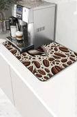 Valerine Life Kahve Makinesi Matı Su Geçirmez Kaymaz Yıkanabilir Çaycı, Çay Espresso Makinesi Pad 35x45cm 27240101 - 1
