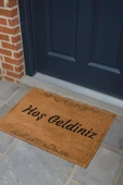 Valerine Life Ferforjeli Kaymaz Taban Dijital Baskı Hoş Geldiniz Welcome Kapı Önü Paspası 45x70cm thumbnail 1