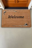 Valerine Life Sisli Çerçeve Welcome Kapı Önü Paspası 45x70cm thumbnail 2