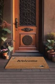 Valerine Life Sisli Çerçeve Welcome Kapı Önü Paspası 45x70cm thumbnail 3