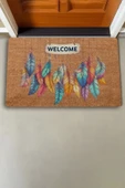Valerine Life Sarkaç Tüyler Welcome Kapı Önü Paspası 45x70cm thumbnail 2