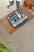 Valerine Life Nostaljik Kaset Welcome Kapı Önü Paspası 45x70cm thumbnail 5