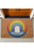 Valerine Life Gökkuşağı Kapısı Welcome Kapı Önü Paspası 45x70cm thumbnail 2