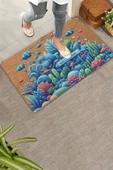 Valerine Life Deniz ve Balık Temalı Welcome Kapı Önü Paspası 45x70cm thumbnail 1