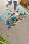 Valerine Life Akvaryum City Hoş Geldiniz Kapı Önü Paspası 45x70cm thumbnail 1