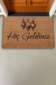 Valerine Life Üçlü Kandil Hoş Geldiniz Kapı Önü Paspası 45x70cm thumbnail 2