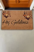 Valerine Life Kandiller Hoş Geldiniz Kapı Önü Paspası 45x70cm thumbnail 2