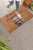 Valerine Life Up Sevimli Yaşlı Çifti Evimize Hoş Geldiniz Kapı Önü Paspası 45x70cm thumbnail 1