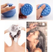 Ocean Saç Masaj Tarağı Silikon Kafa Derisi ve Vücut Masajı Duş Fırçası Kepek Önleyici thumbnail 4