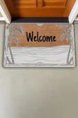 Valerine Life Deniz ve Palmiye Manzaralı Welcome Kapı Önü Paspası 45x70cm thumbnail 2