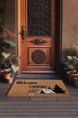 Valerine Life Mutlu Kamp Temalı Welcome Kapı Önü Paspası 45x70cm thumbnail 7