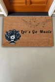 Valerine Life Let's Go Music ve Notalar Kapı Önü Paspası 45x70cm thumbnail 2