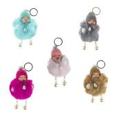 Uyuyan Bebek Anahtarlık Yumuşak Tüylü 10 Cm - 4