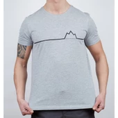 Alpinist Nordic Erkek T-Shirt Gri Melanj thumbnail 1