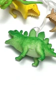 Dinozor String Light – 10 LED’li Pilli Işıklı Çocuk ve Bebek Odası Dekoratif Aydınlatma 200 cm - 3