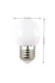 Dekoratif Led Ampul %85 Enerji Tasarruflu Ampul Isı Yapmayan E27 Duylu 3 Adet Led Ampul Mavi - 2