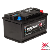 YİĞİT AKÜ PROBAT 12 V 75 AH 600A(EN) - 1