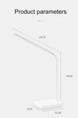 Şarjlı Dokunmatik Masa Lambası – USB Kablolu, 3 Renk Işık, Dimmer Ayarlı 30 LED Okuma ve Çalışma Işığı - 6