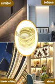 Şerit LED Işık – Enerji Tasarruflu, Su Geçirmez, Adaptörlü, Monte Aparatlı Sıcak Işık 1 Metre LED - 4