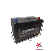 YİĞİT AKÜ PROBAT 12 V 90 AH 650A(EN) - 2