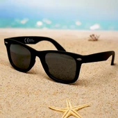 Di Caprio DC18196M Mat Siyah Kare Model Unisex Güneş Gözlüğü - 4