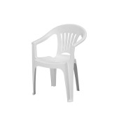 Beyaz Plastik Bahçe Koltuğu - GFM141W - 1