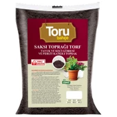 Toru Bahçe Saksı ve Bahçe Toprağı Torf Tavuk Keçi Gübreli ve Perlit Katkılı Toprak 50 lt - 1