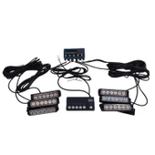 Space 7 fonksiyonlu çakar lamba 12-30v 6 led 6 adet kırmızı*mavi*beyaz set / LAPA550 thumbnail 2