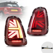 AUTOGP Mini cooper r56 stop lambası ledli british flag 2008 / 2014 kırmızı - 1