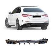 AUTOGP Mercedes W206 c63 amg arka tampon difüzör ve egzoz ucu amg 2021 thumbnail 1