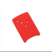 Space Silikon anahtar kabı megane 4 düğmeli kırmızı / SYPD72 - 1