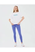 Skechers S241199-100 Graphic W Sleeve Kadın Spor Tişört thumbnail 4