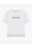 Skechers S241199-100 Graphic W Sleeve Kadın Spor Tişört thumbnail 6