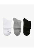 Skechers S192136-900 U Skx Padded Mid Cut Socks 3 Pack Unisex Çorap - 4