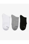 Skechers S192136-900 U Skx Padded Mid Cut Socks 3 Pack Unisex Çorap - 3