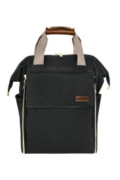 Çok Amaçlı Anne Bebek Bakım Sırt Çantası Spor Model Siyah - 1