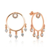 925 Ayar Gümüş Halka Küpe thumbnail 1