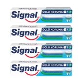 Signal Üçlü Koruma 50 ml Diş Macunu x 4 Adet - 1