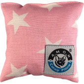 Amon Catnipli Yastık Yıldız Pembe 10X10 cm (Catnip Pillow) - 3