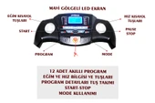 Proforce Pasifik Koşu Bandı - 2.50 Hp, Katlanılabilir, Kolay Kurulum, Led Gösterge, 0.8-14 Km/sa - 5