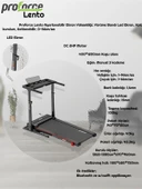 Proforce Lento Ayarlanabilir Yürüme Bandı Led Ekran, Kolay kurulum, Katlanabilir, 0-14km/sa - 1