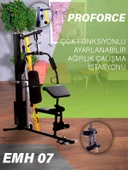 Proforce Emh07- Tek Kişilik Çok Fonksiyonlu Ayarlanabilir Ağırlık Çalışma İstasyonu - 1