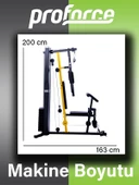 Proforce Emh07- Tek Kişilik Çok Fonksiyonlu Ayarlanabilir Ağırlık Çalışma İstasyonu - 2
