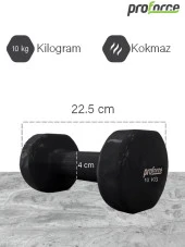 Proforce Vdb Dışı Vinil Kaplı Içi Çelik Döküm Ağırlık Dambıl 10 Kg -tek Adet - 2