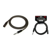 KIRLIN MP-273B-3M-BK  XLR-TRS 3 Metre Kablo - 2
