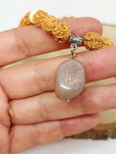 Güneş Taşlı Rudraksha Tohum Kolye Dolama Bileklik 8mm (49704) thumbnail 2