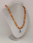 Ay Taşlı Rudraksha Tohum Kolye Dolama Bileklik 8mm (49710) thumbnail 1