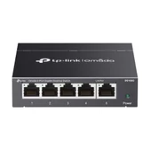 Omada Tp-Link DS105G 5 Port 10-100-1000 Mbps Switch Çelik Kasa Rack Mount - 1